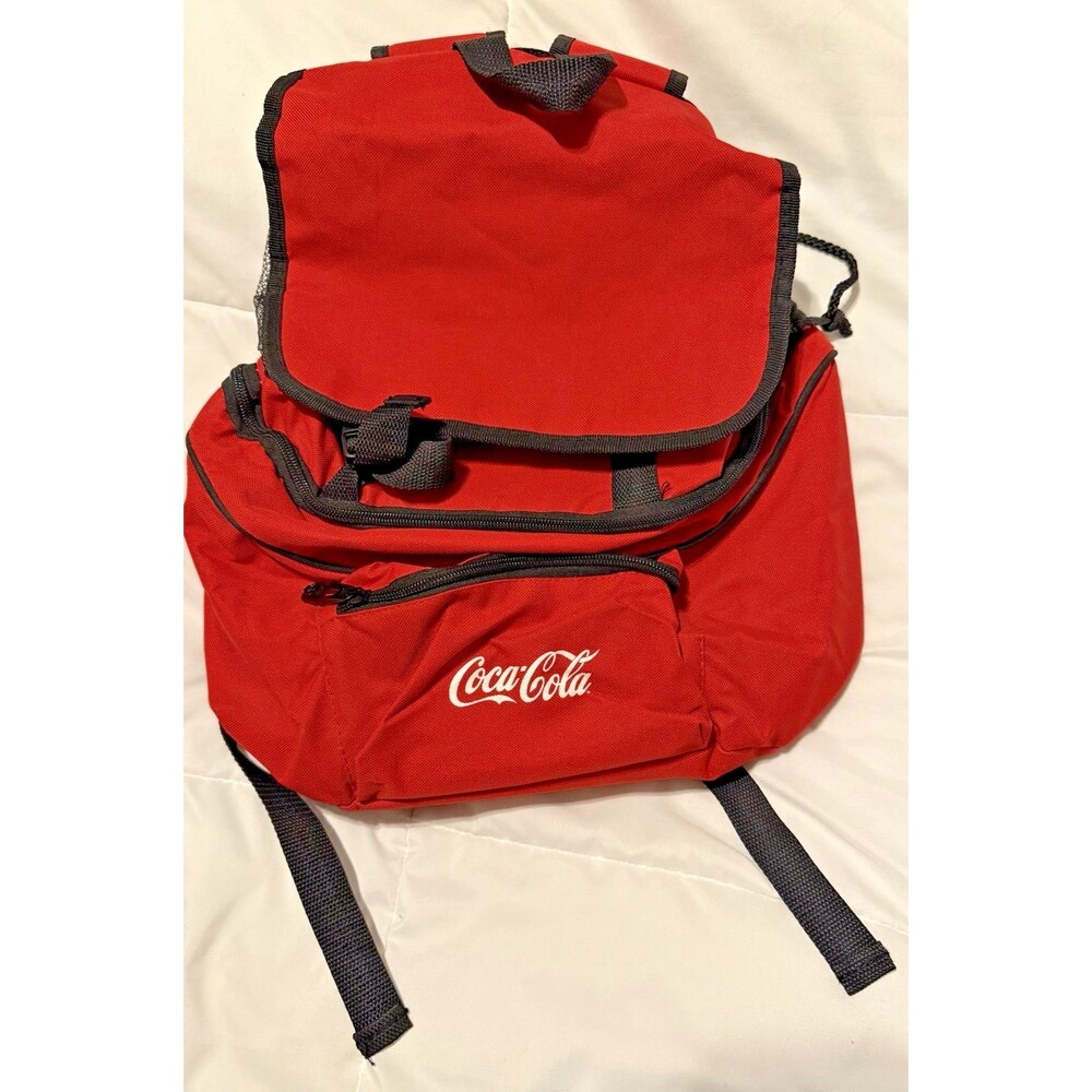 Coca-Cola Oniva Zuma Soft Backpack Lunch Cooler Red Picnic Bag NEW No Tags